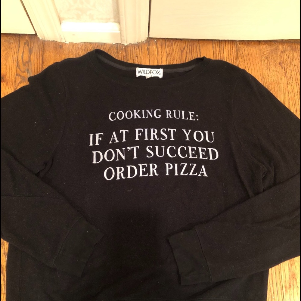 WILDFOX MUSHY FLEECE SWEATSHIRT SZ L